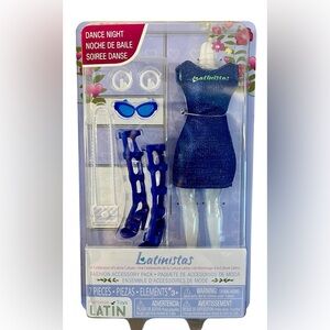 Latinitas Navy Glitter Dance Night Doll Dress and Accessory Pack New with Tags
